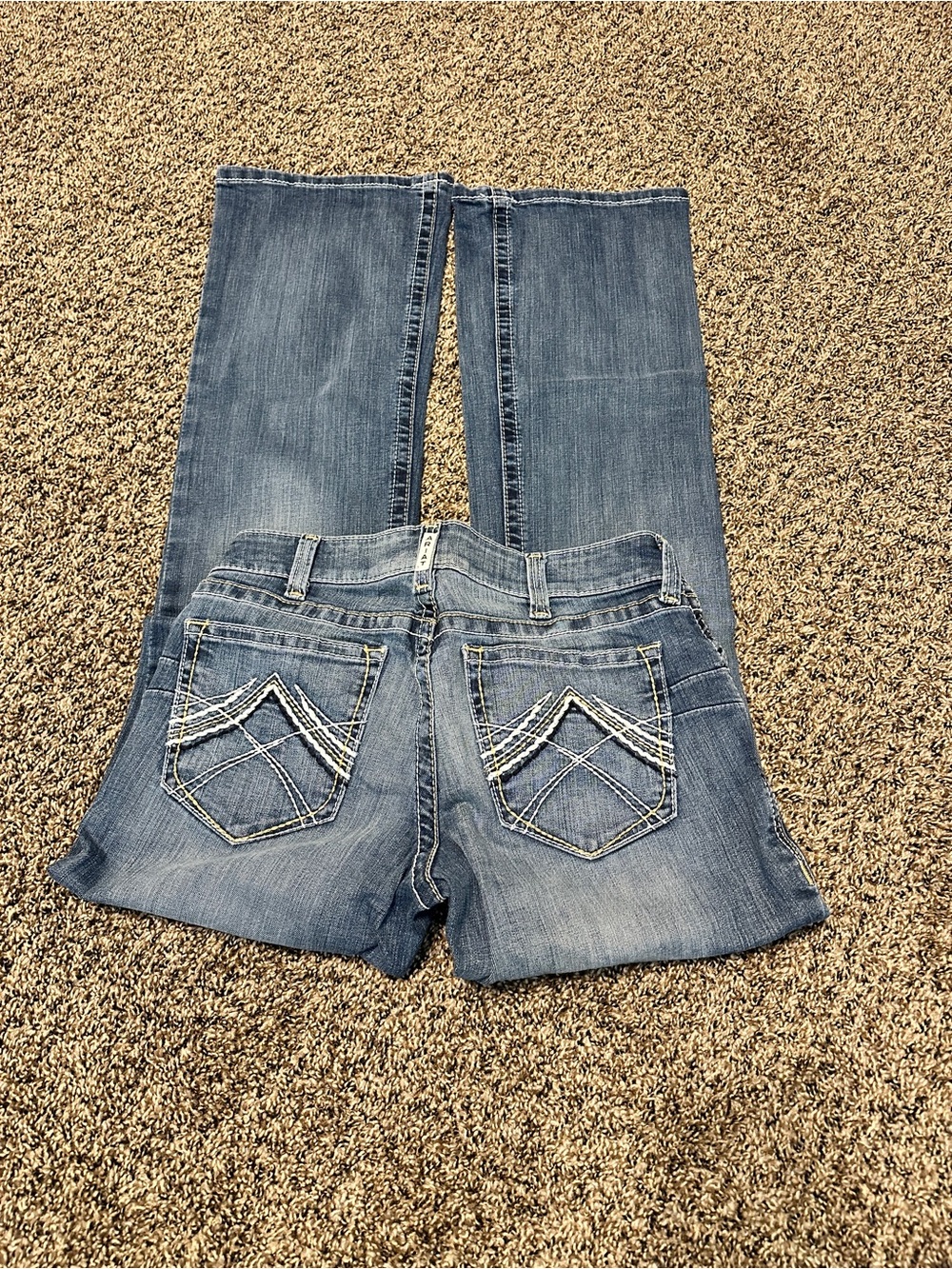Ariat R.E.A.L. Women’s Blue Jeans Mid Rise Boot Cut-Size 30L